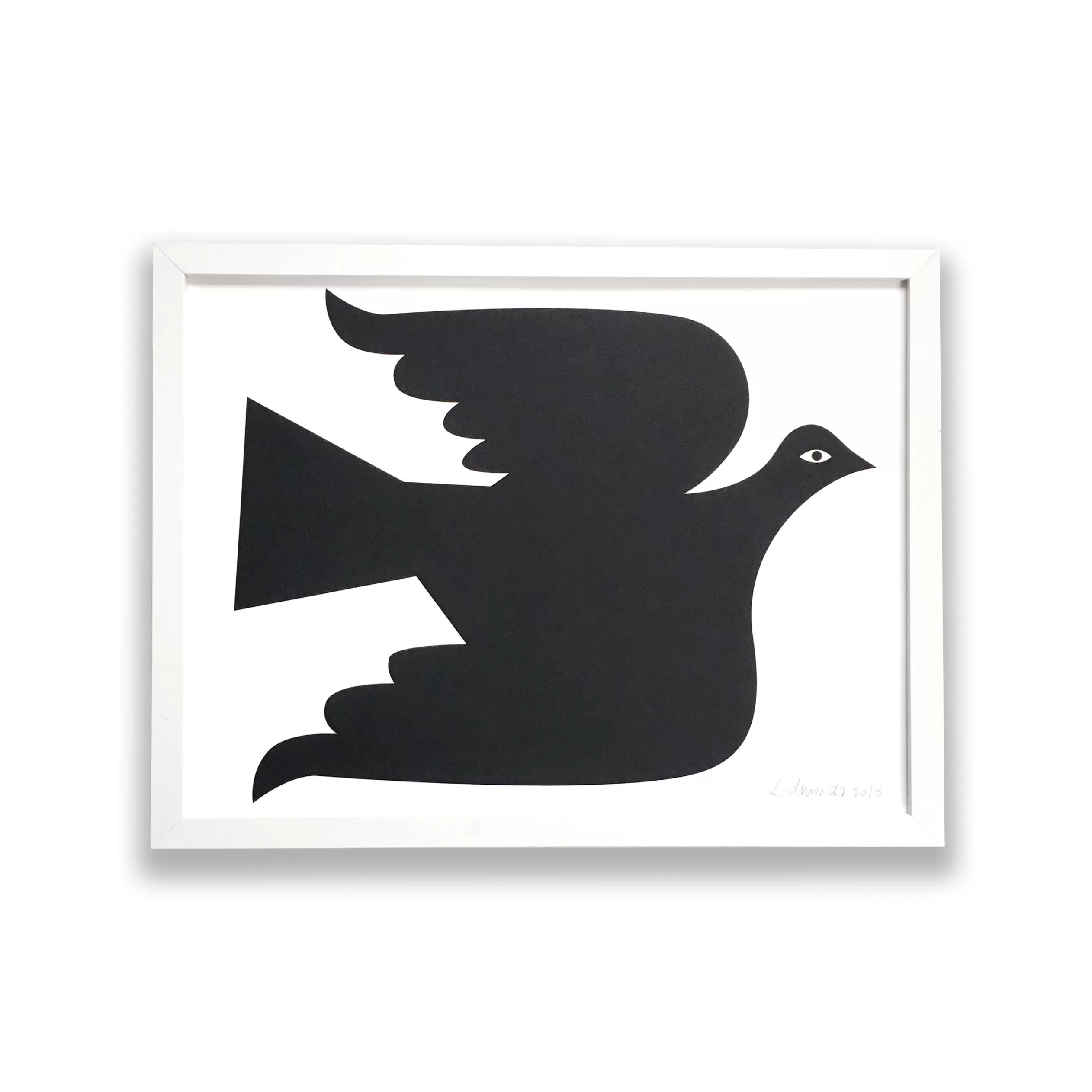 Art Print - Dove In Black<Banquet Workshop Cheap