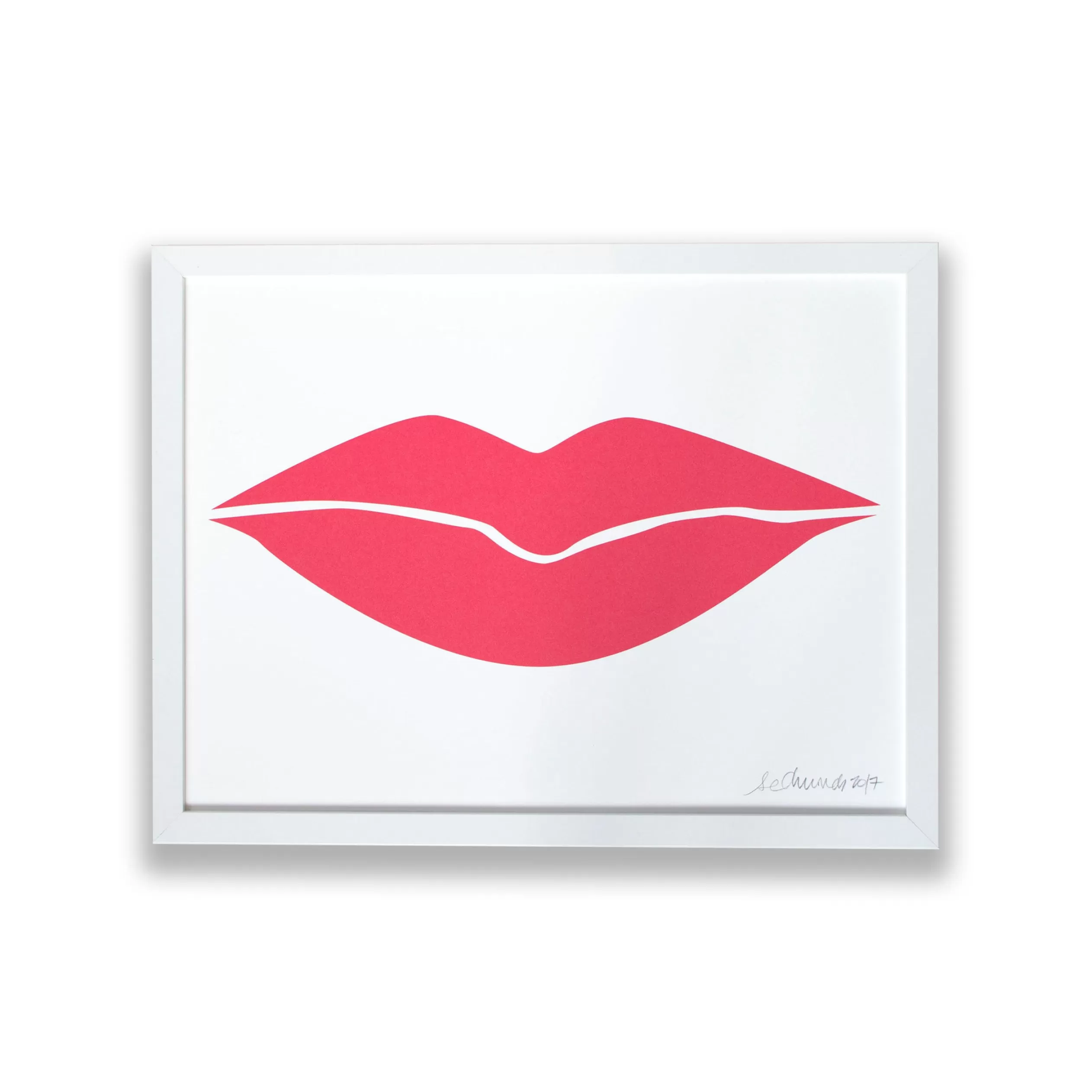 Art Print - Hot Lips - Classic Lipstick Red<Banquet Workshop Hot