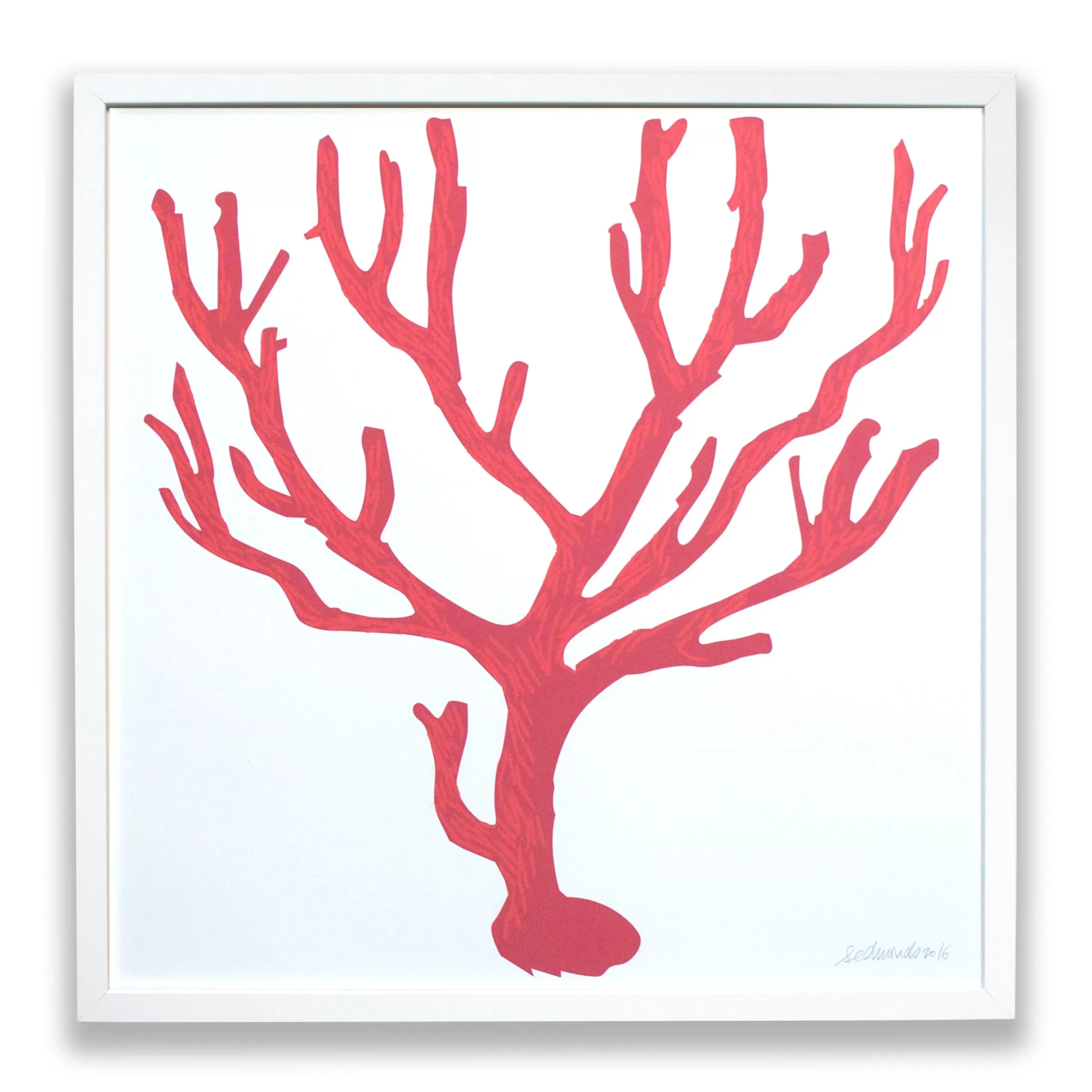 Art Print - Italian Red Coral Print - Sale!<Banquet Workshop Online