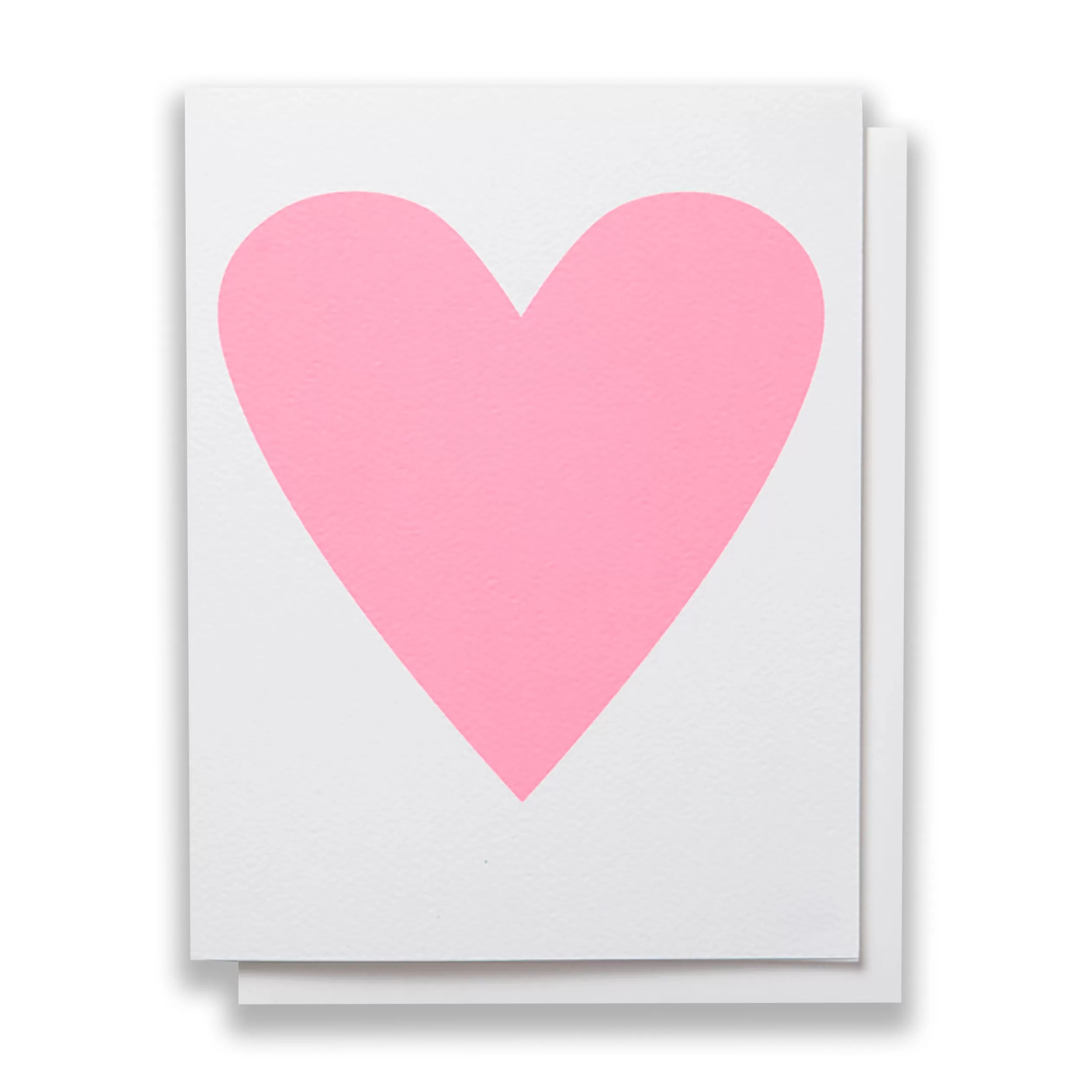 Baby Pink Heart Note Card<Banquet Workshop Sale