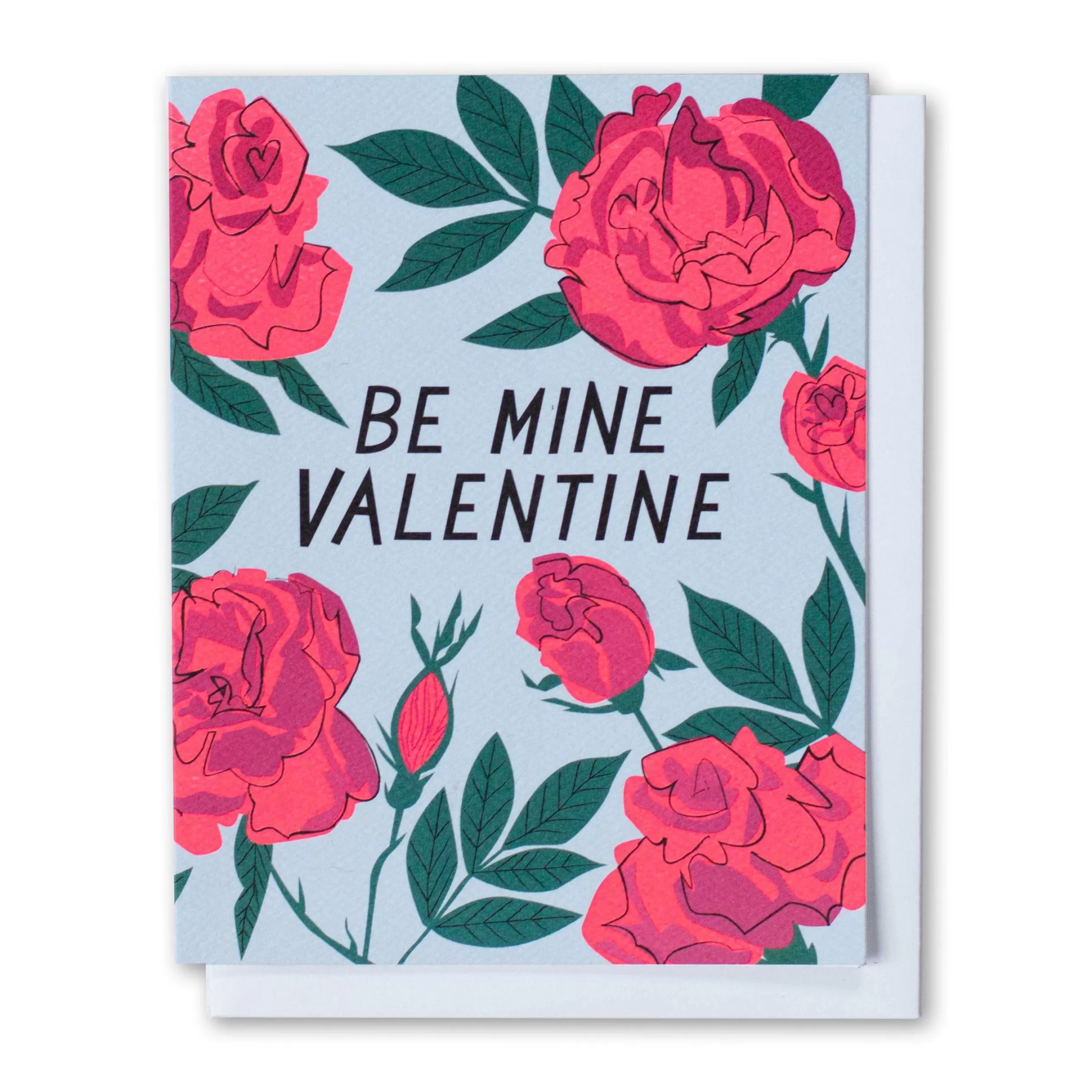 Be Mine Valentine Roses Notes Card<Banquet Workshop Outlet