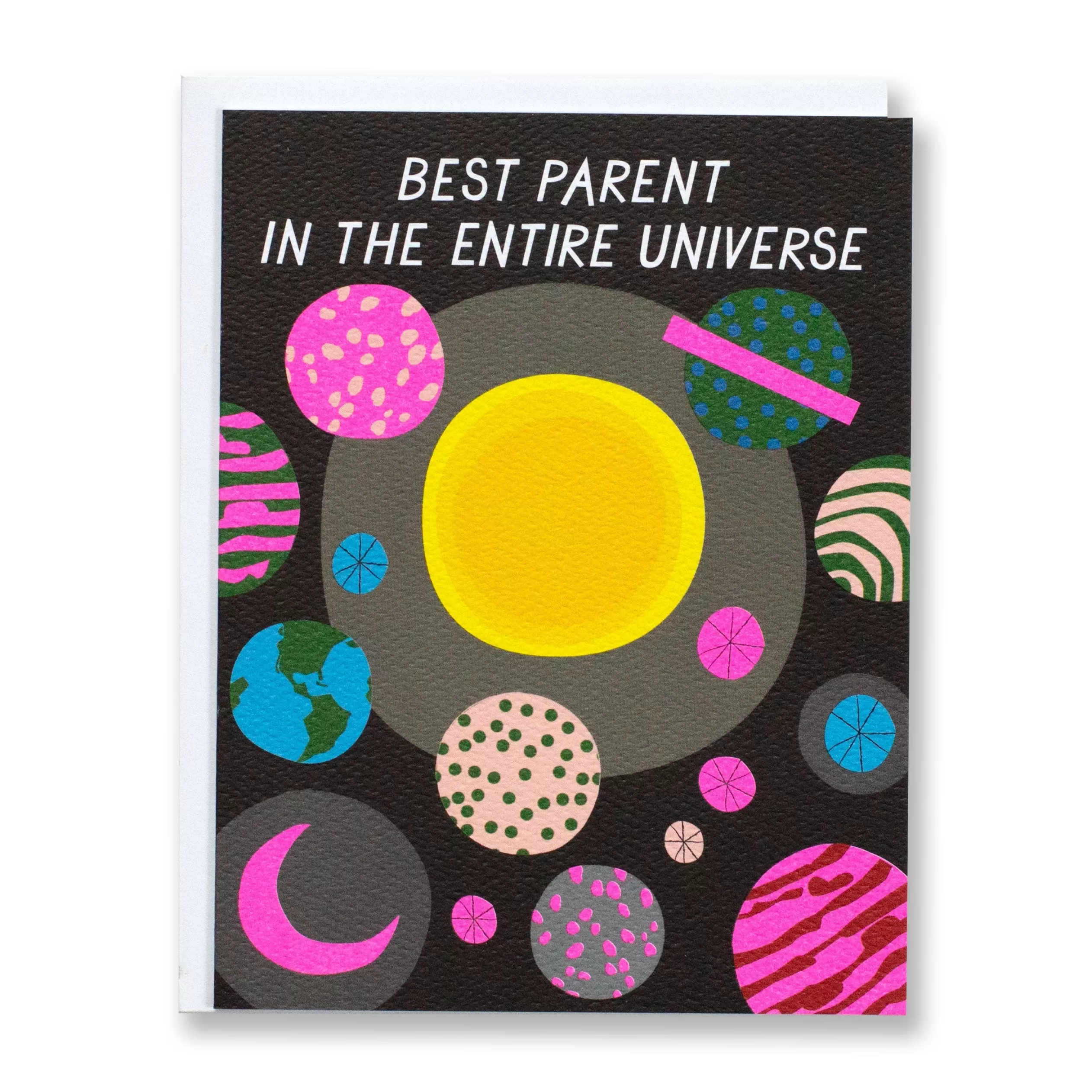 Best Parent In The Entire Universe Note Card<Banquet Workshop Store