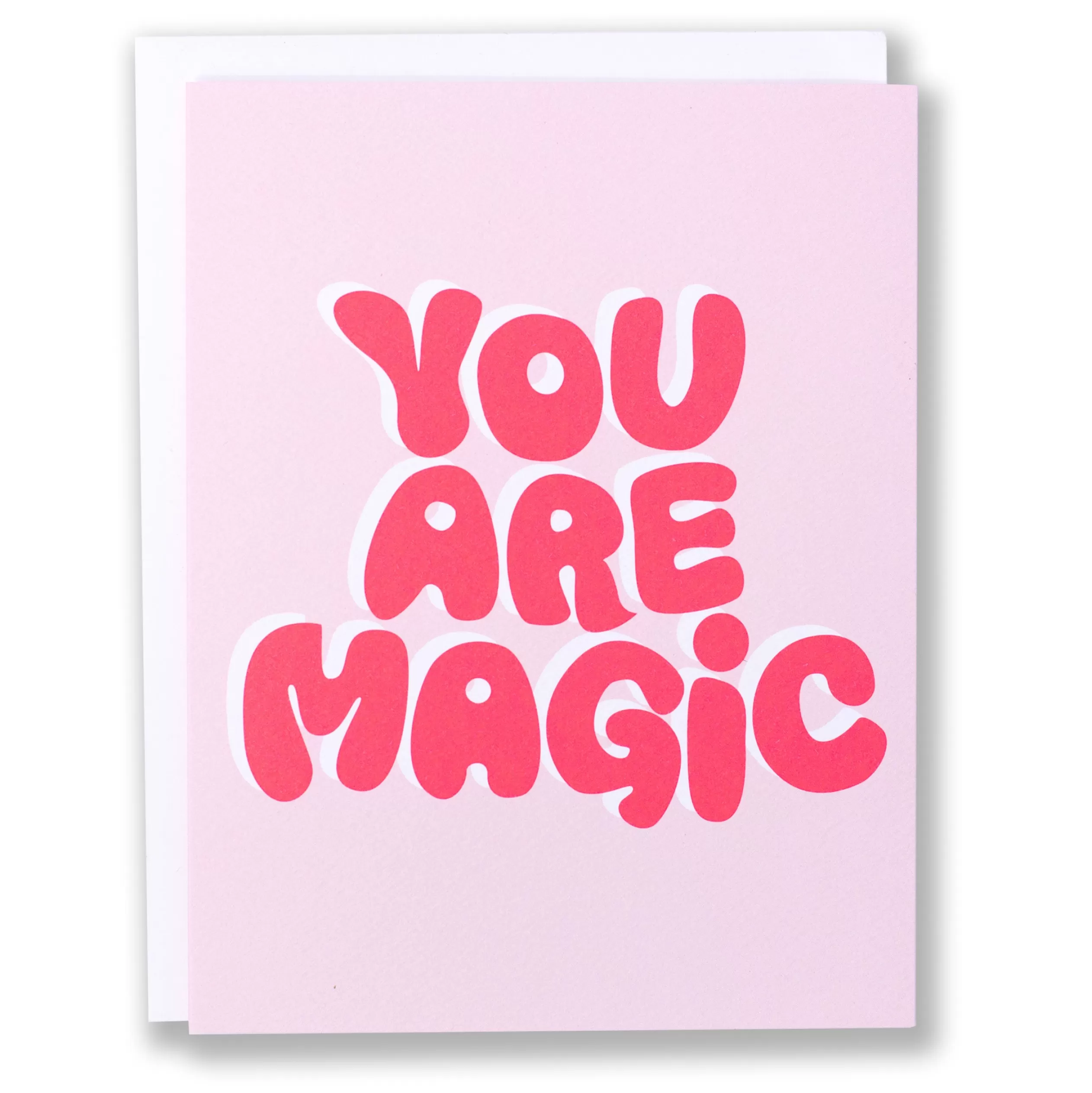 Bubble Letter You Are Magic Note Card<Banquet Workshop Discount