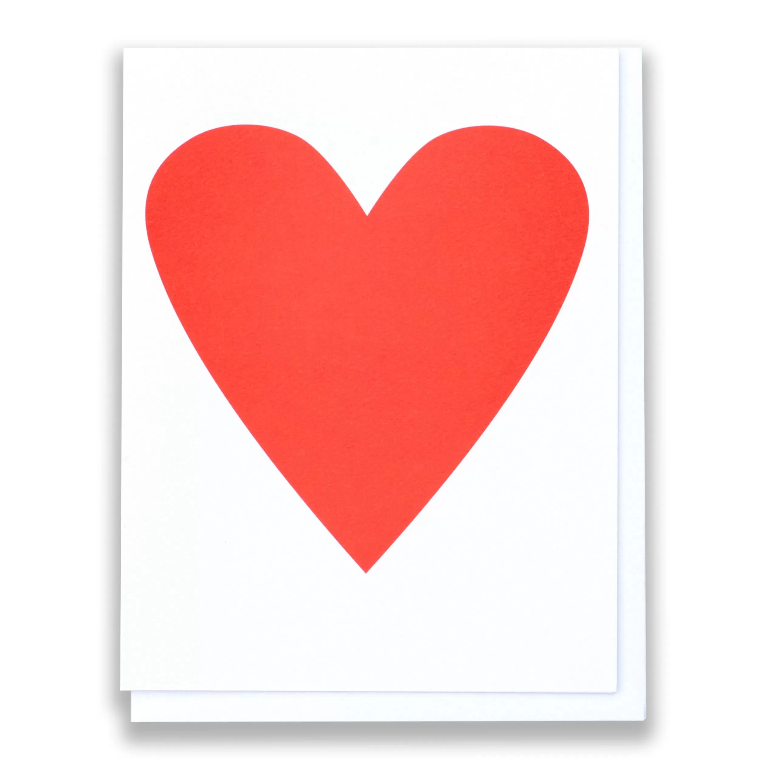 Classic Red Heart Note Card<Banquet Workshop Cheap