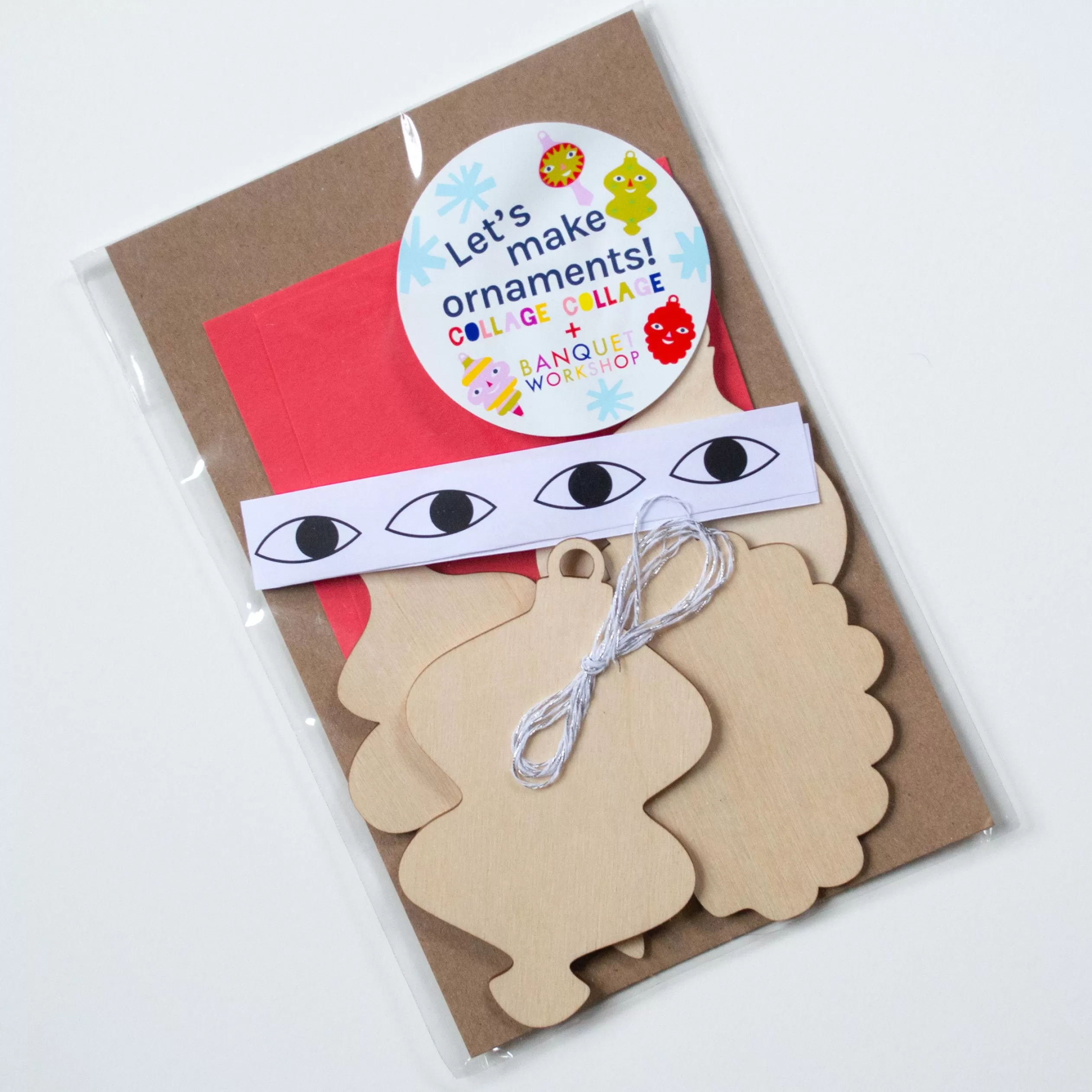 Collage Collage Collaboration Wooden Ornaments Kit<Banquet Workshop Store