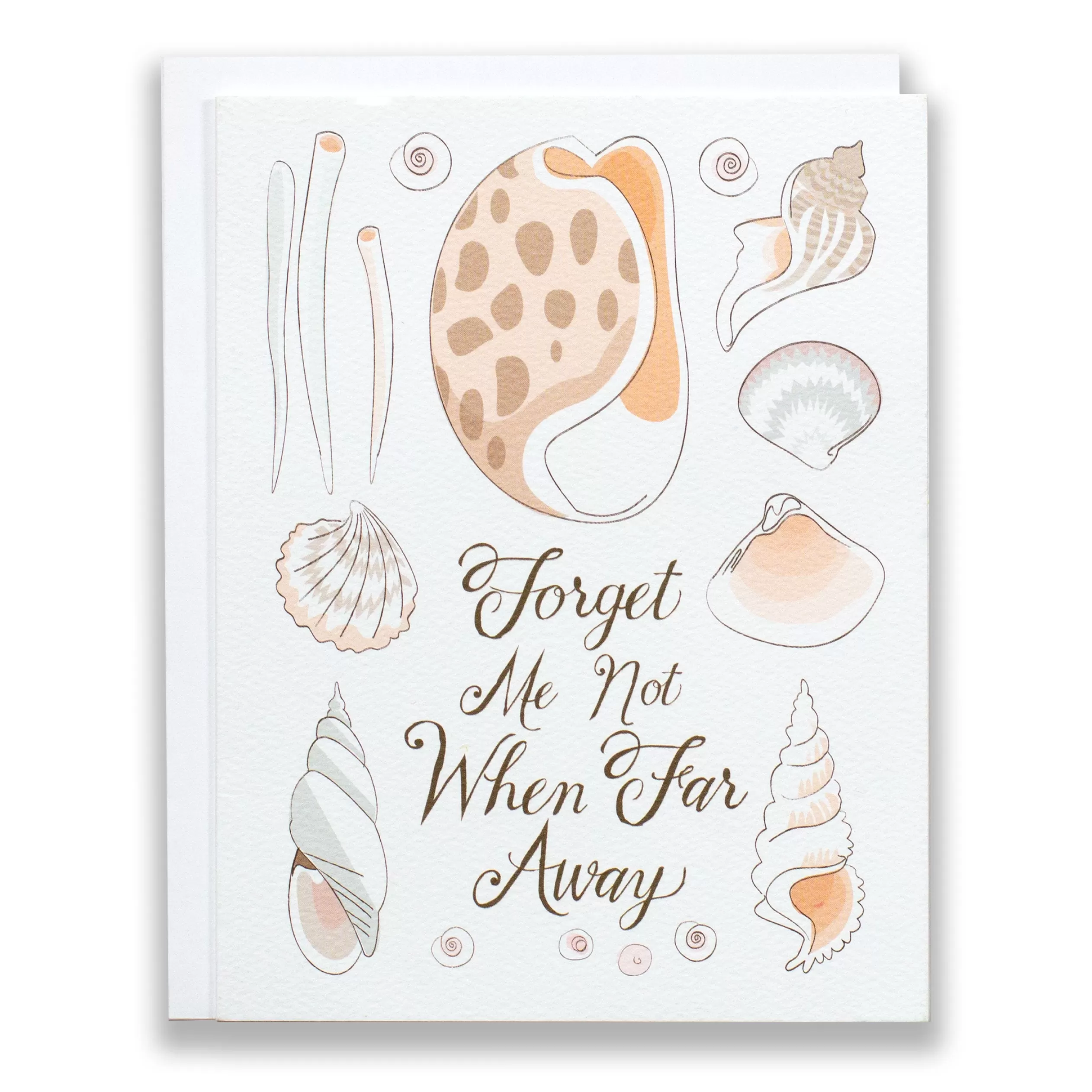 Forget Me Not When Far Away - Sailors' Note Card - Anniversary Or Love<Banquet Workshop Cheap