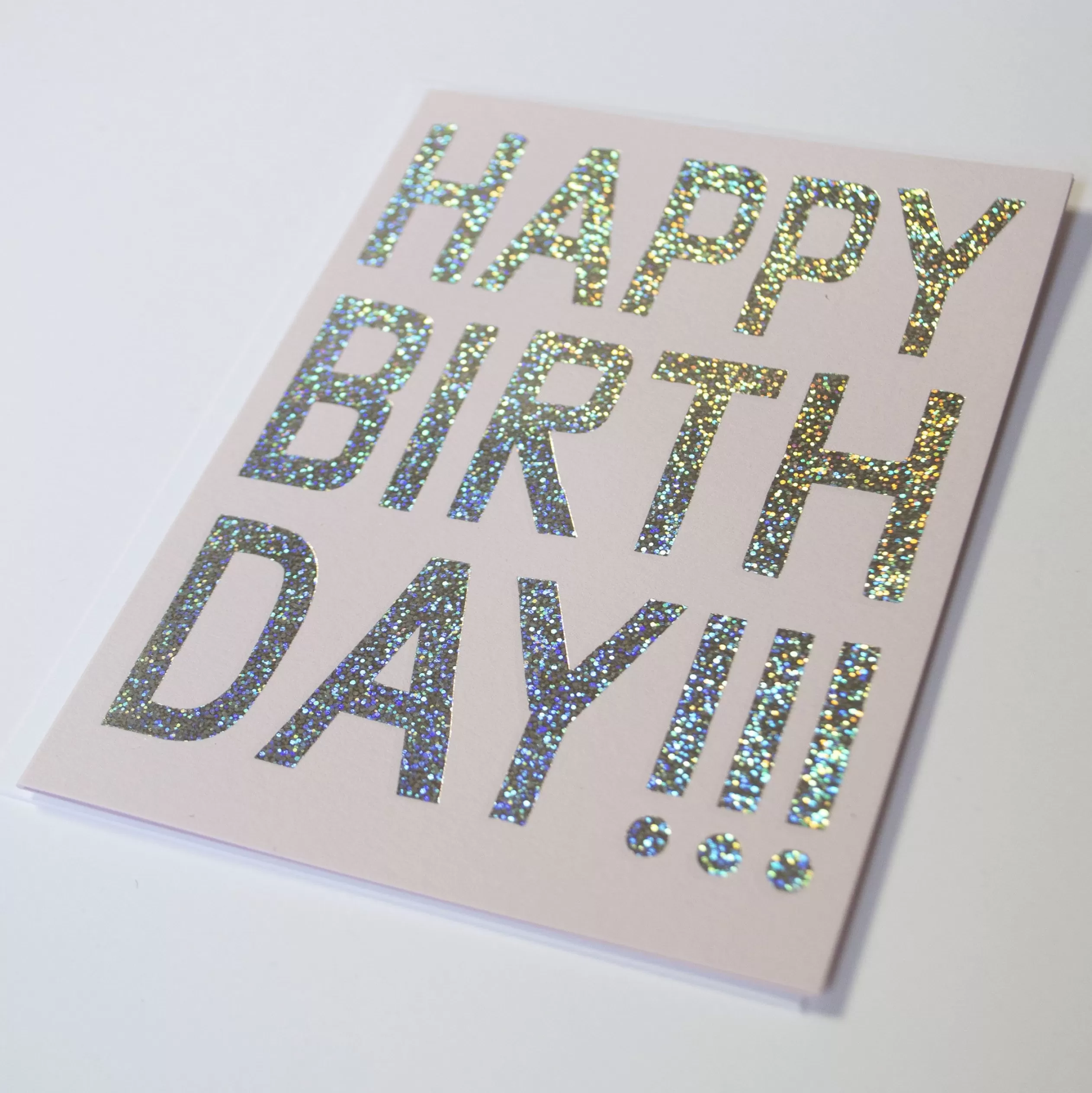 Glitter Hologram Foil Birthday Card<Banquet Workshop Best Sale