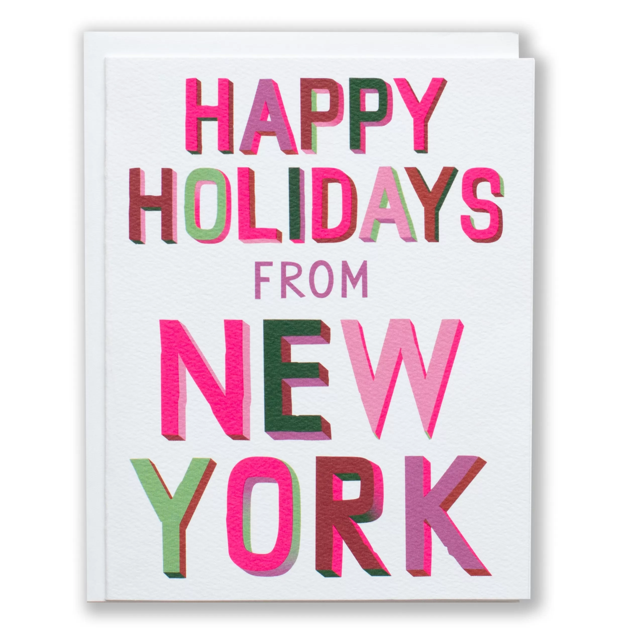 Happy Holidays From New York - Holiday Note Card<Banquet Workshop New