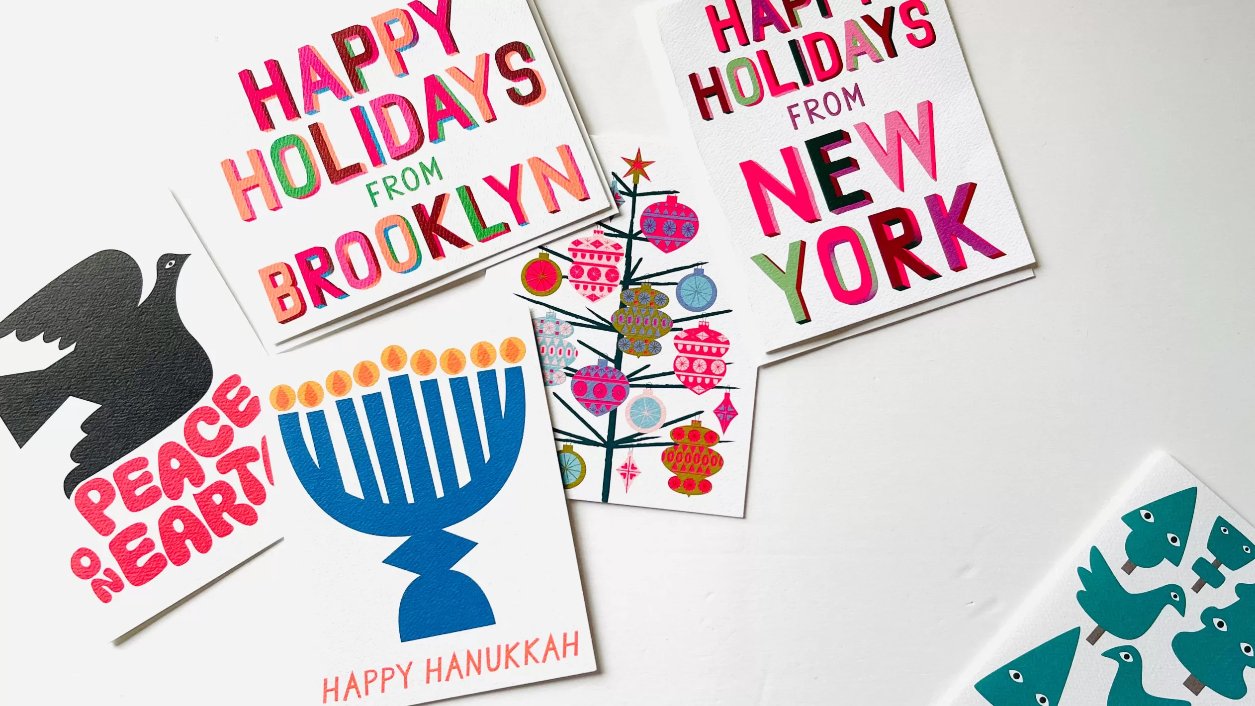 Happy Holidays From New York - Holiday Note Card<Banquet Workshop New