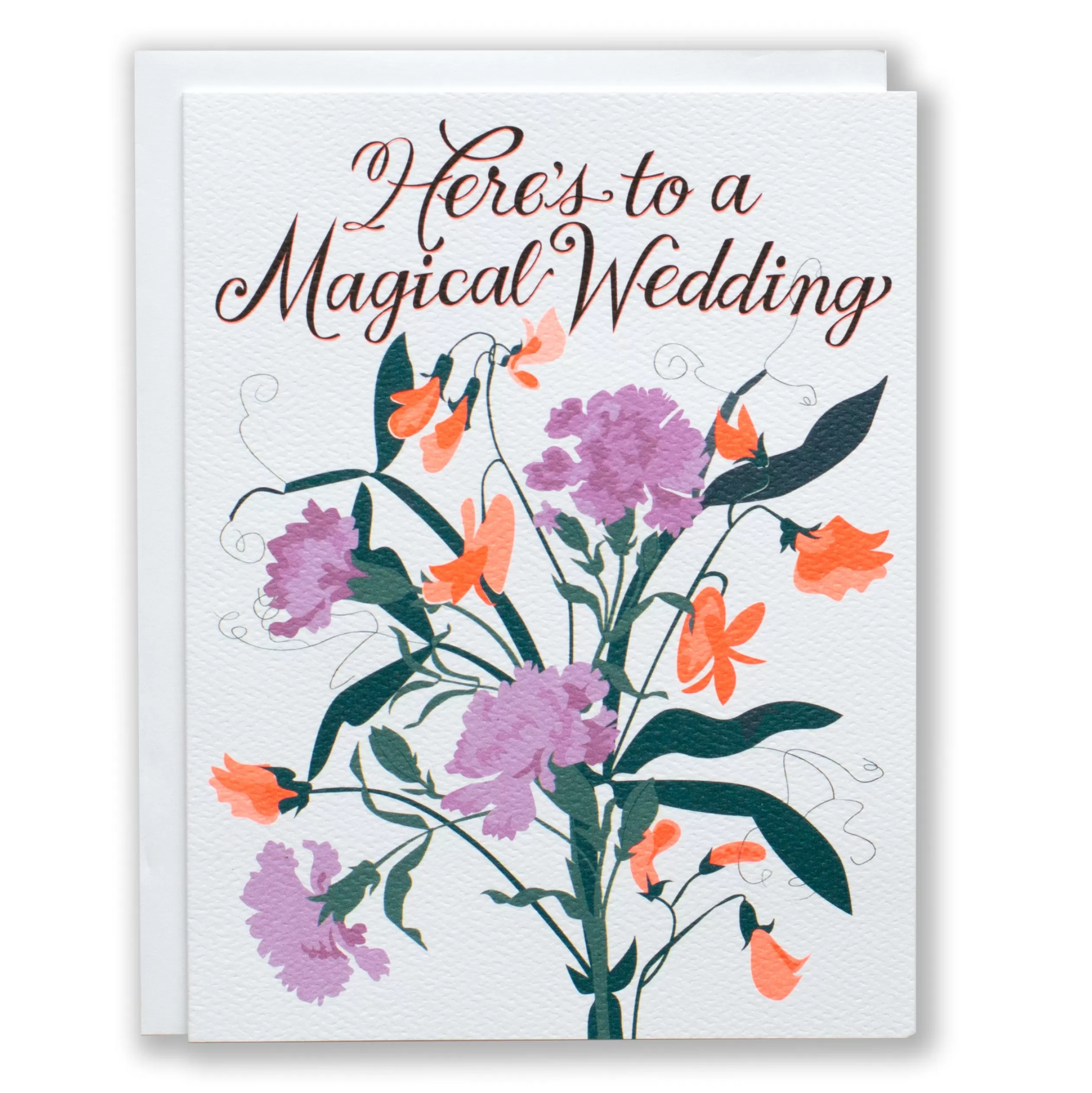 Here's To A Magical Wedding Note Card<Banquet Workshop Fashion