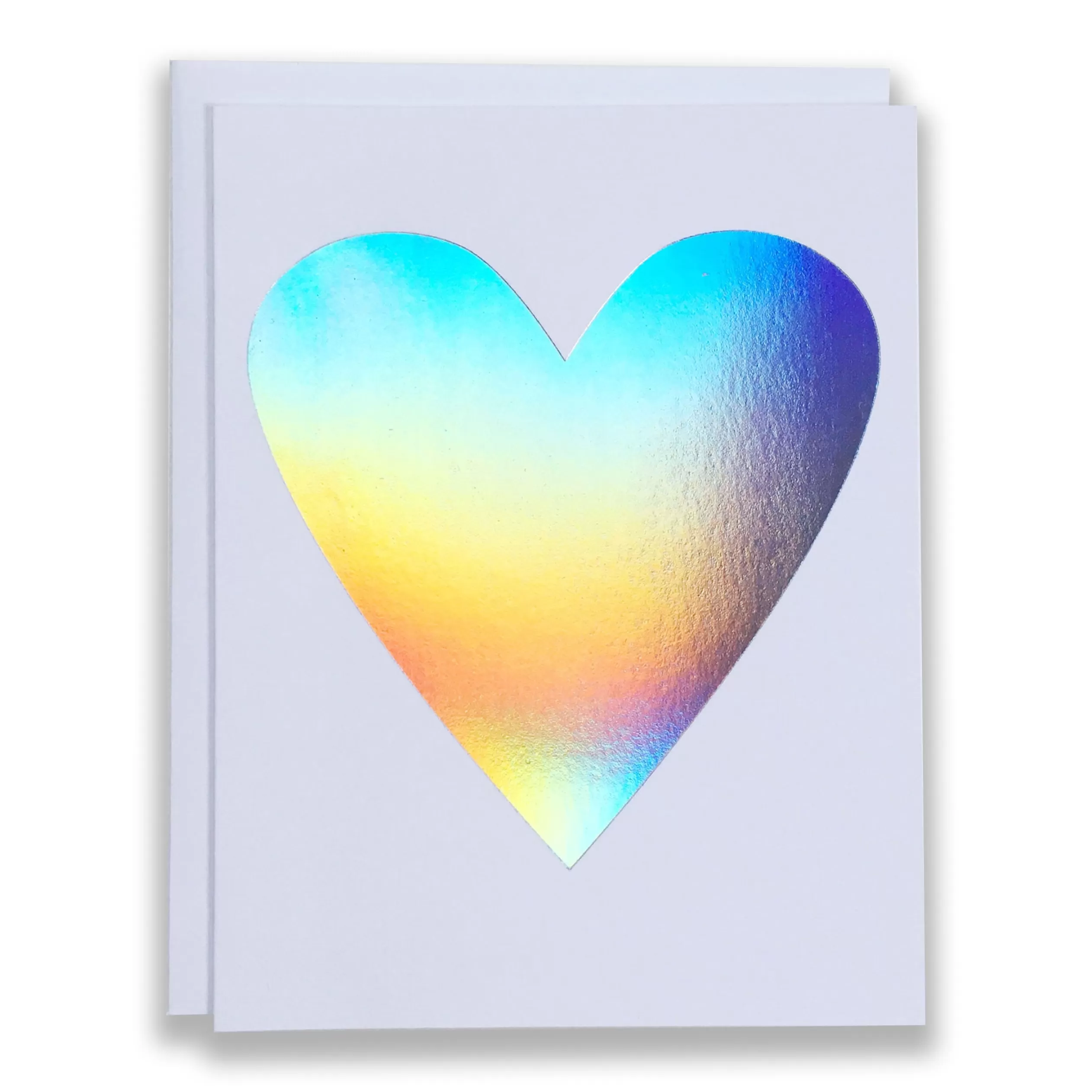 Hologram Heart Note Card<Banquet Workshop Best Sale