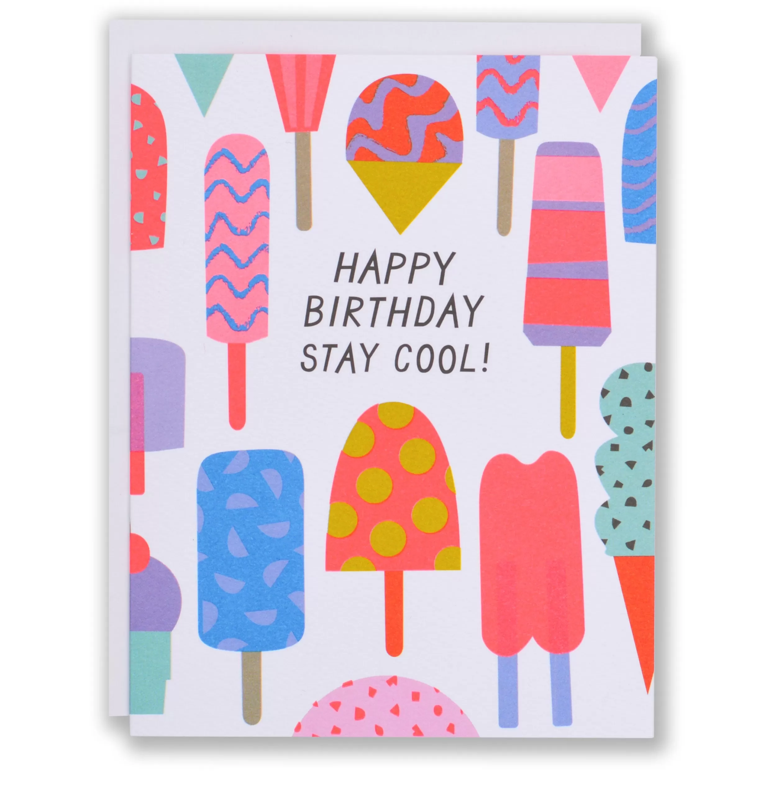 Icy Treats Happy Birthday Stay Cool Card<Banquet Workshop Sale