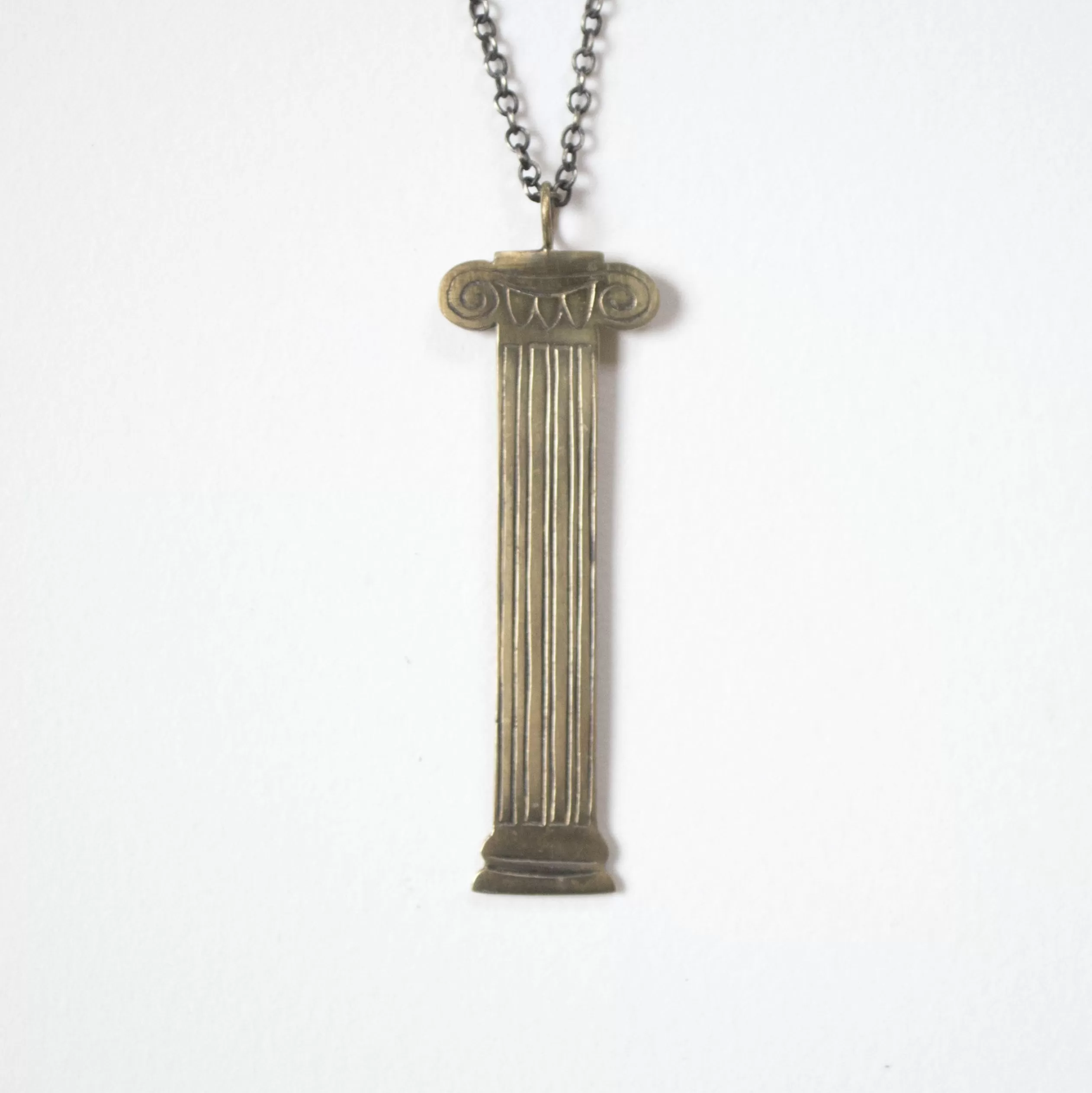 Ionic Column Necklace In Bronze<Banquet Workshop Cheap