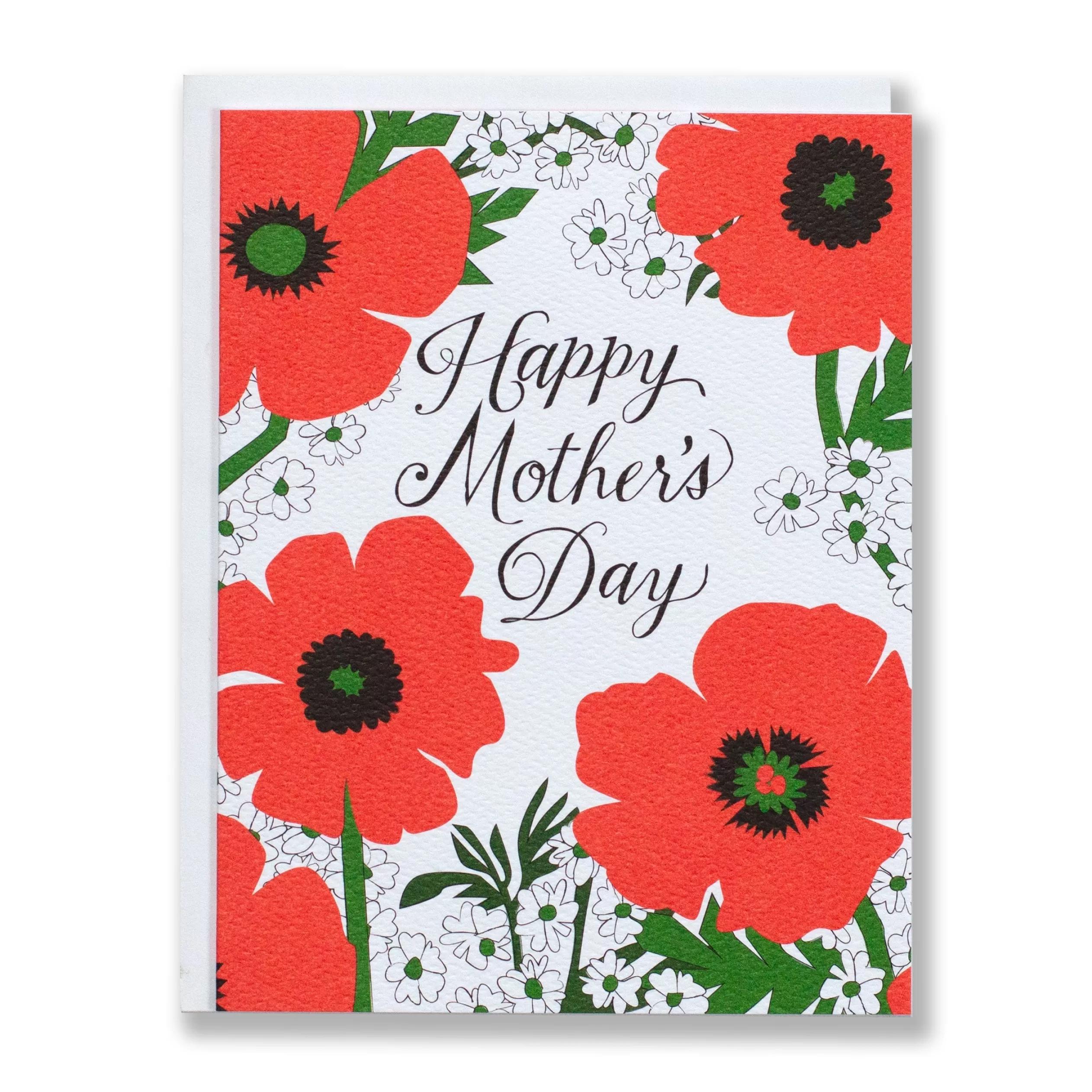 Mother's Day Anemones Note Card<Banquet Workshop Best