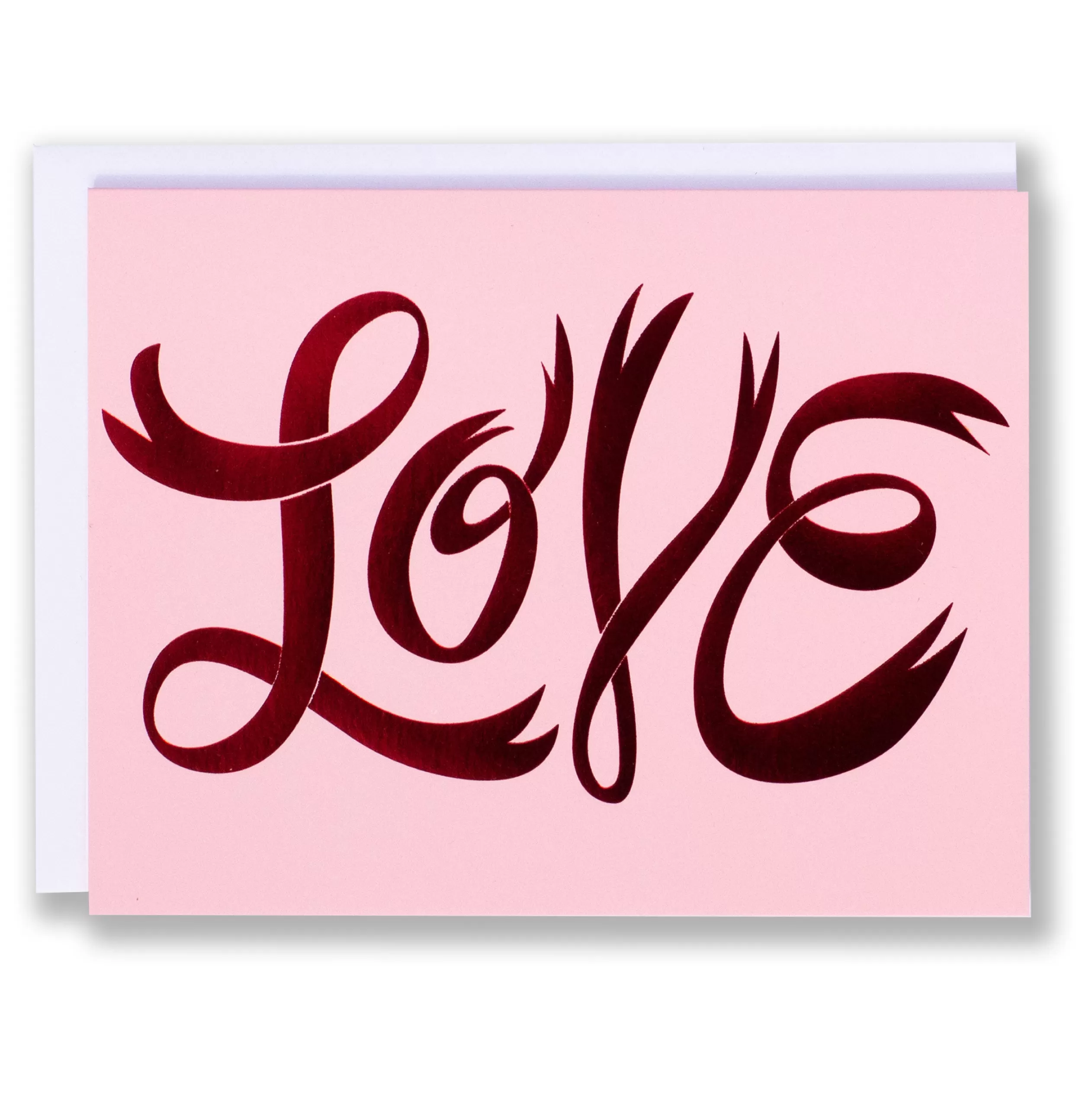 Red Foil Love Card<Banquet Workshop Discount