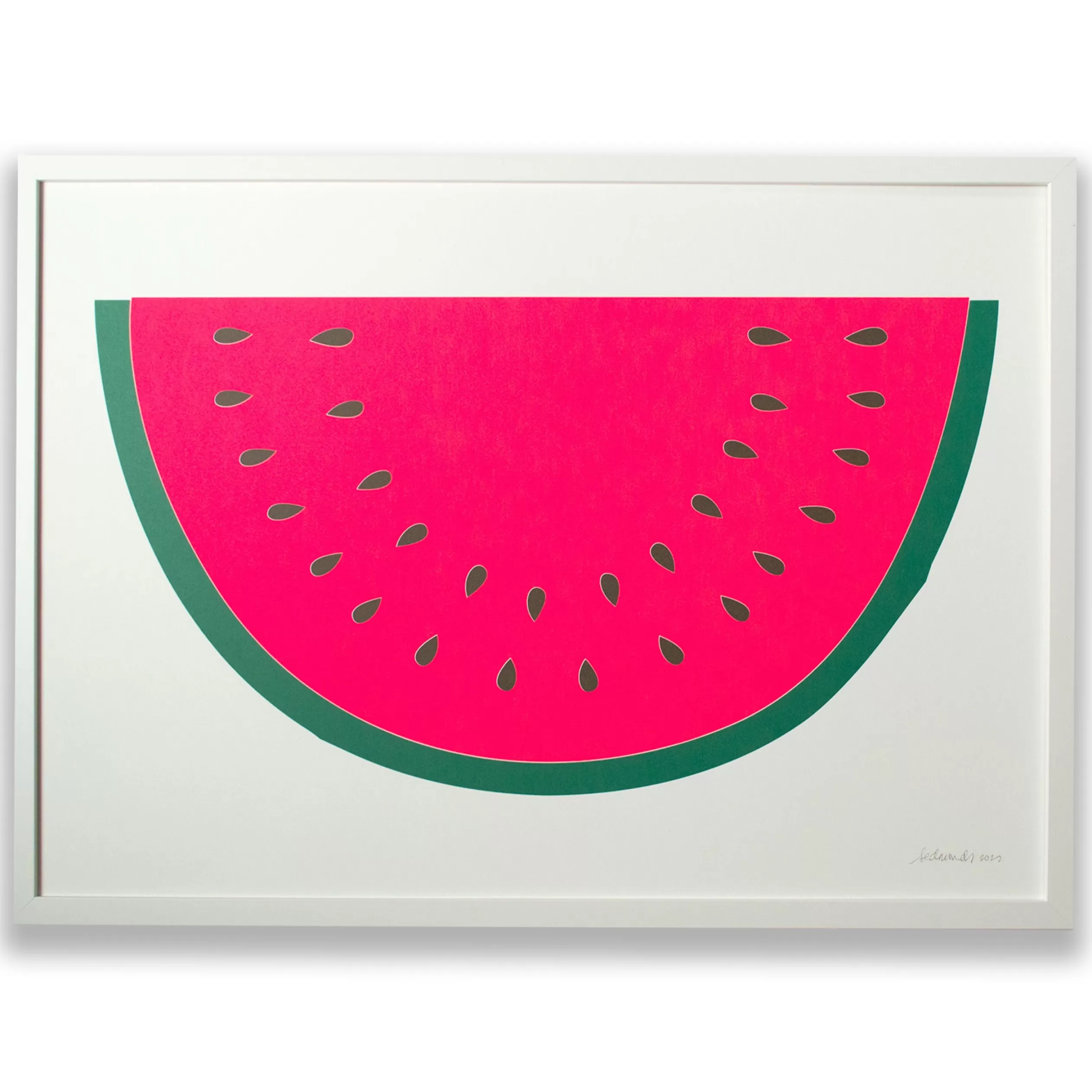 Screen Print - Neon Watermelon<Banquet Workshop Hot