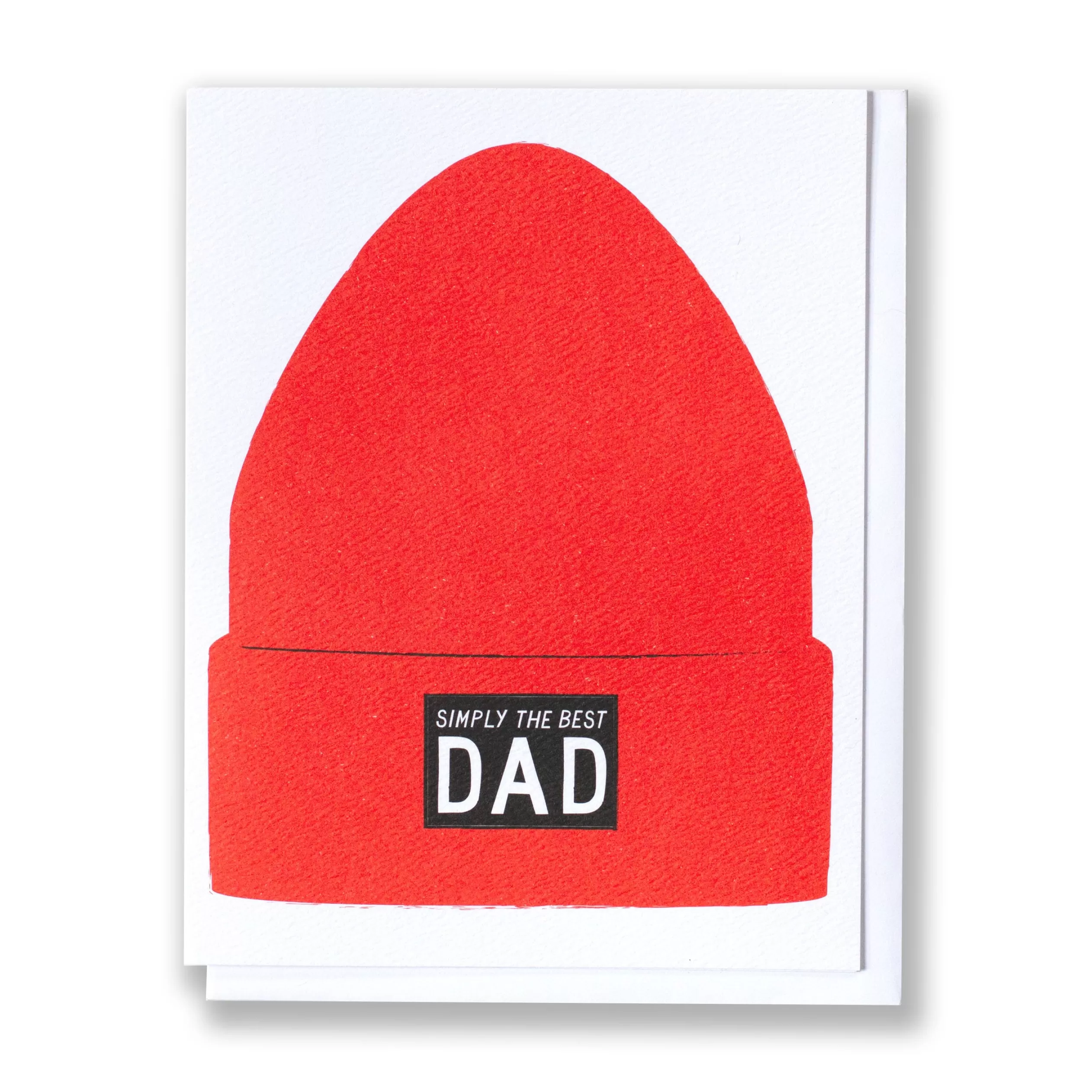 Simply The Best Dad - Red Toque - Father's Day Card<Banquet Workshop Cheap