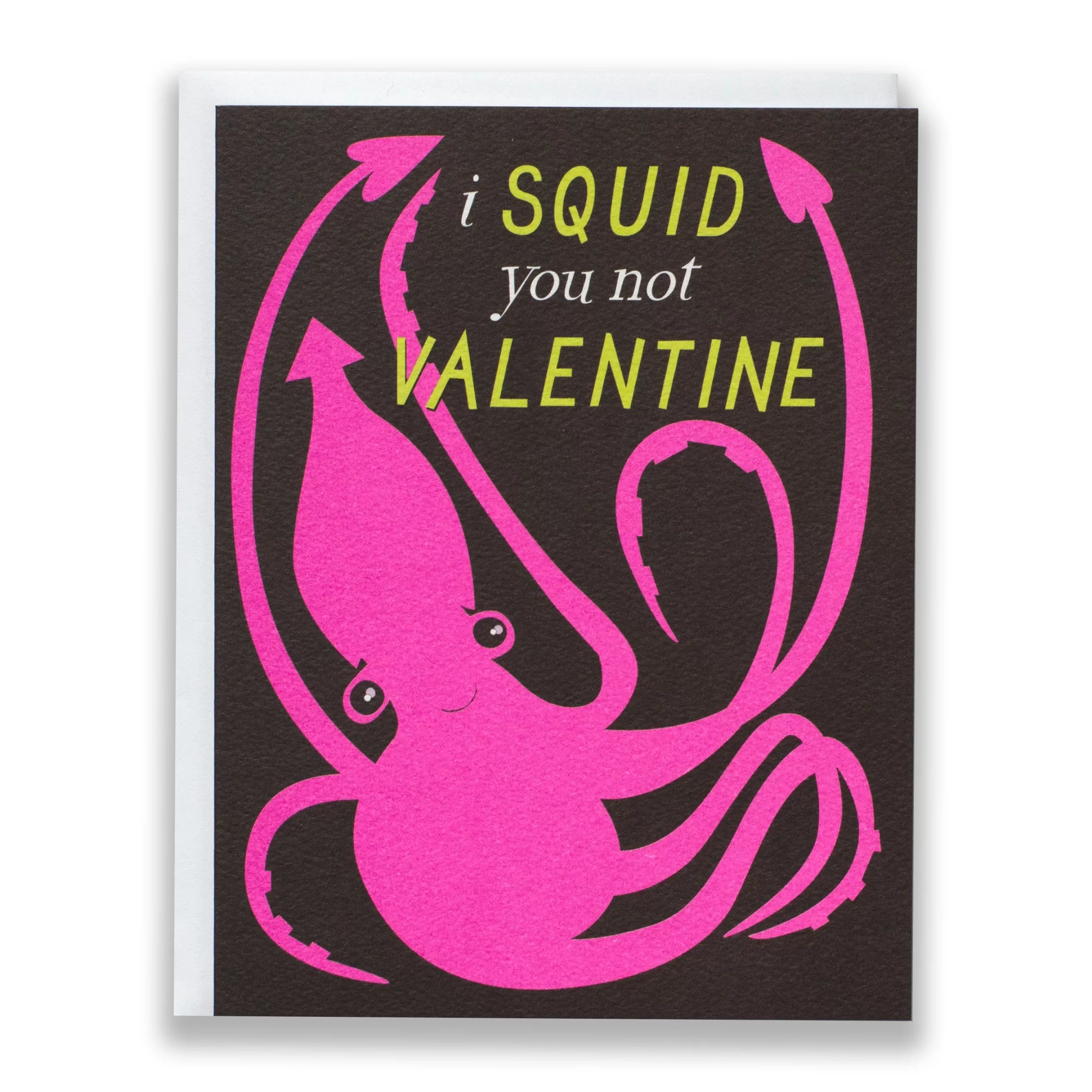 Squid Valentine's Note Card<Banquet Workshop New