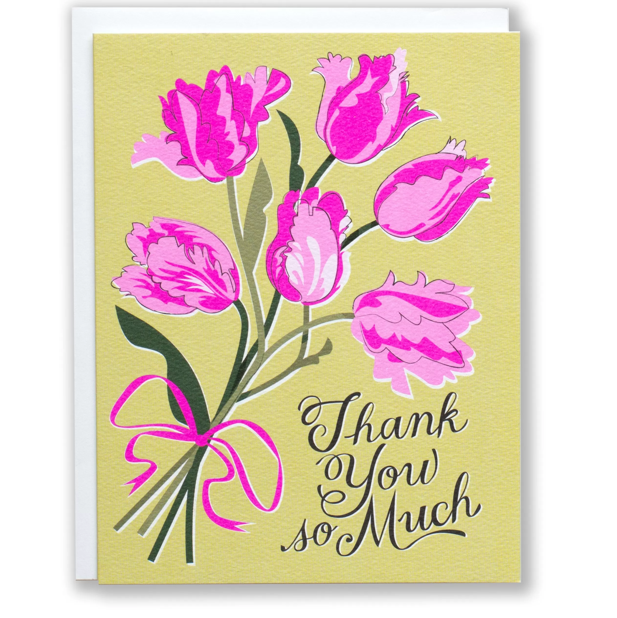 Thank You Tulips Note Card<Banquet Workshop Fashion