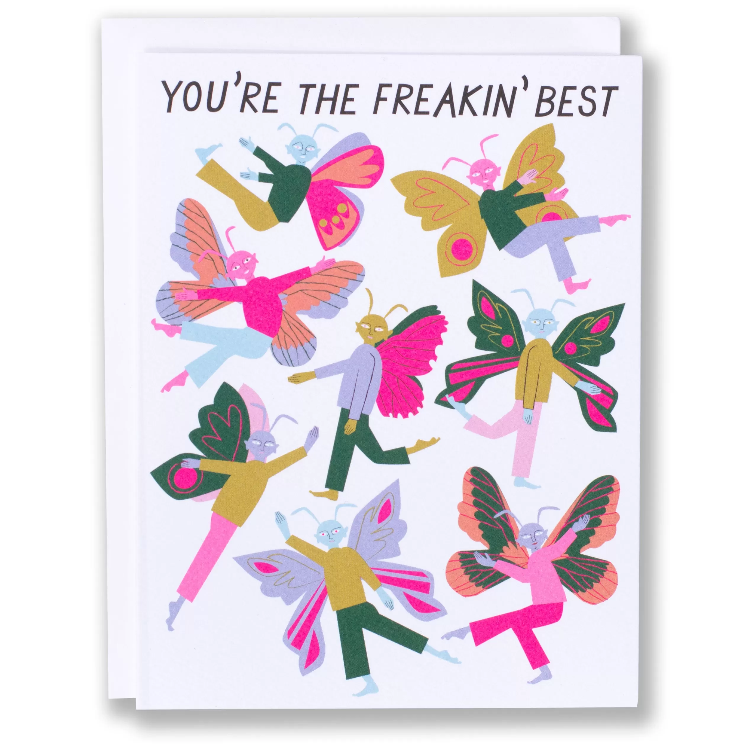 You'Re The Freakin' Best Winged Fairy Note Card<Banquet Workshop New